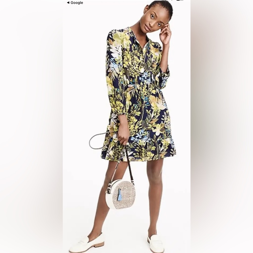 J Crew silk dress